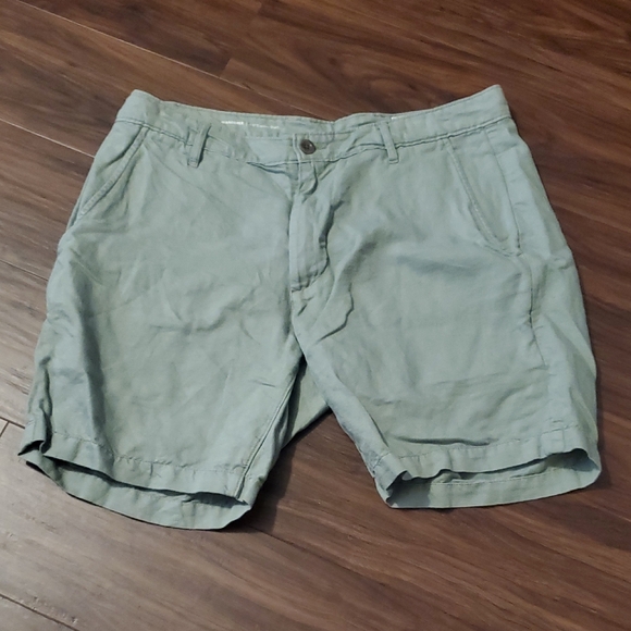 Ag Adriano Goldschmied Other - AG Adriano Goldschmied Light Green Flat Front Shorts